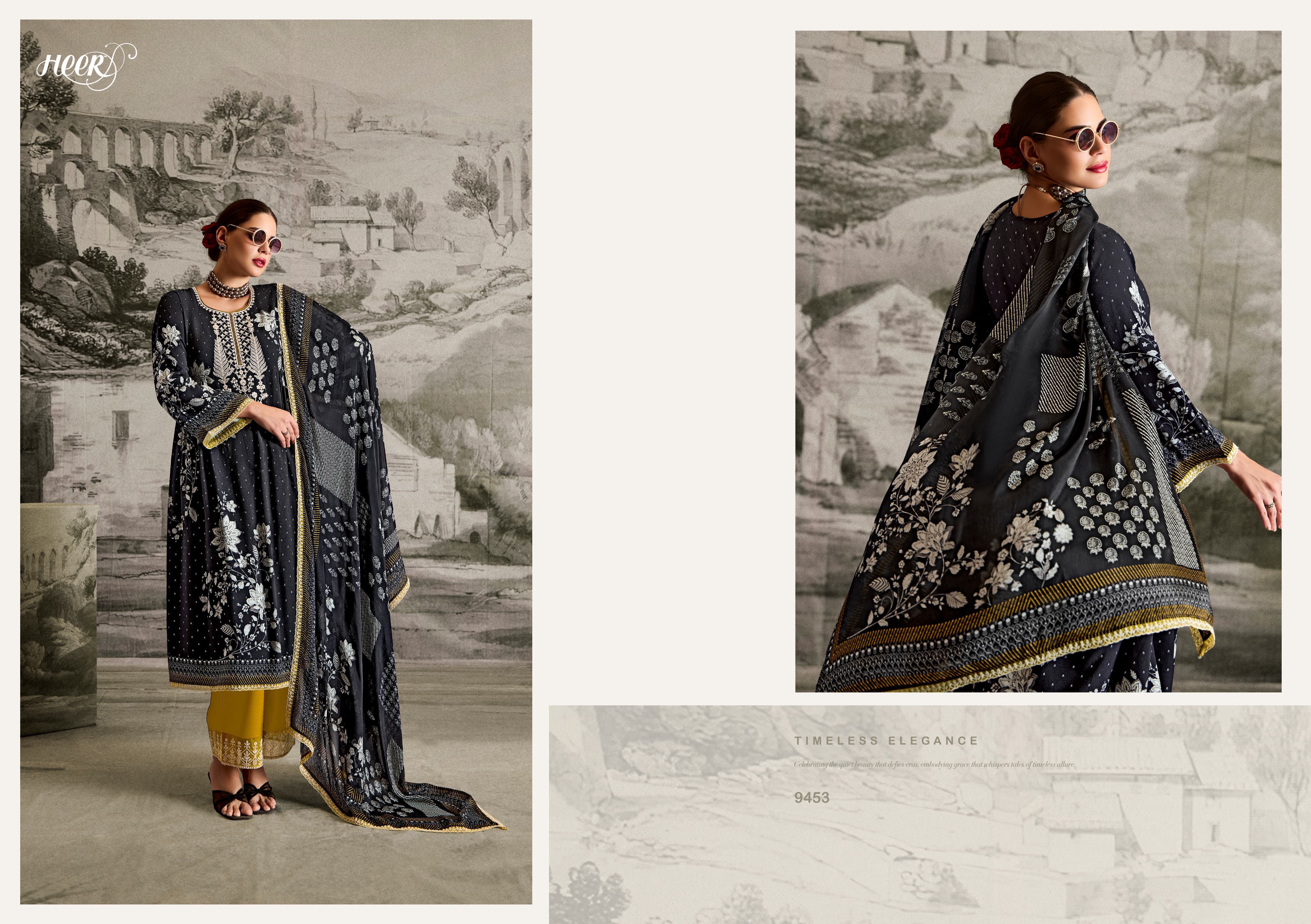 Kimora Heer Ishqa Muslin Digital Printed Salwar Suits Collection