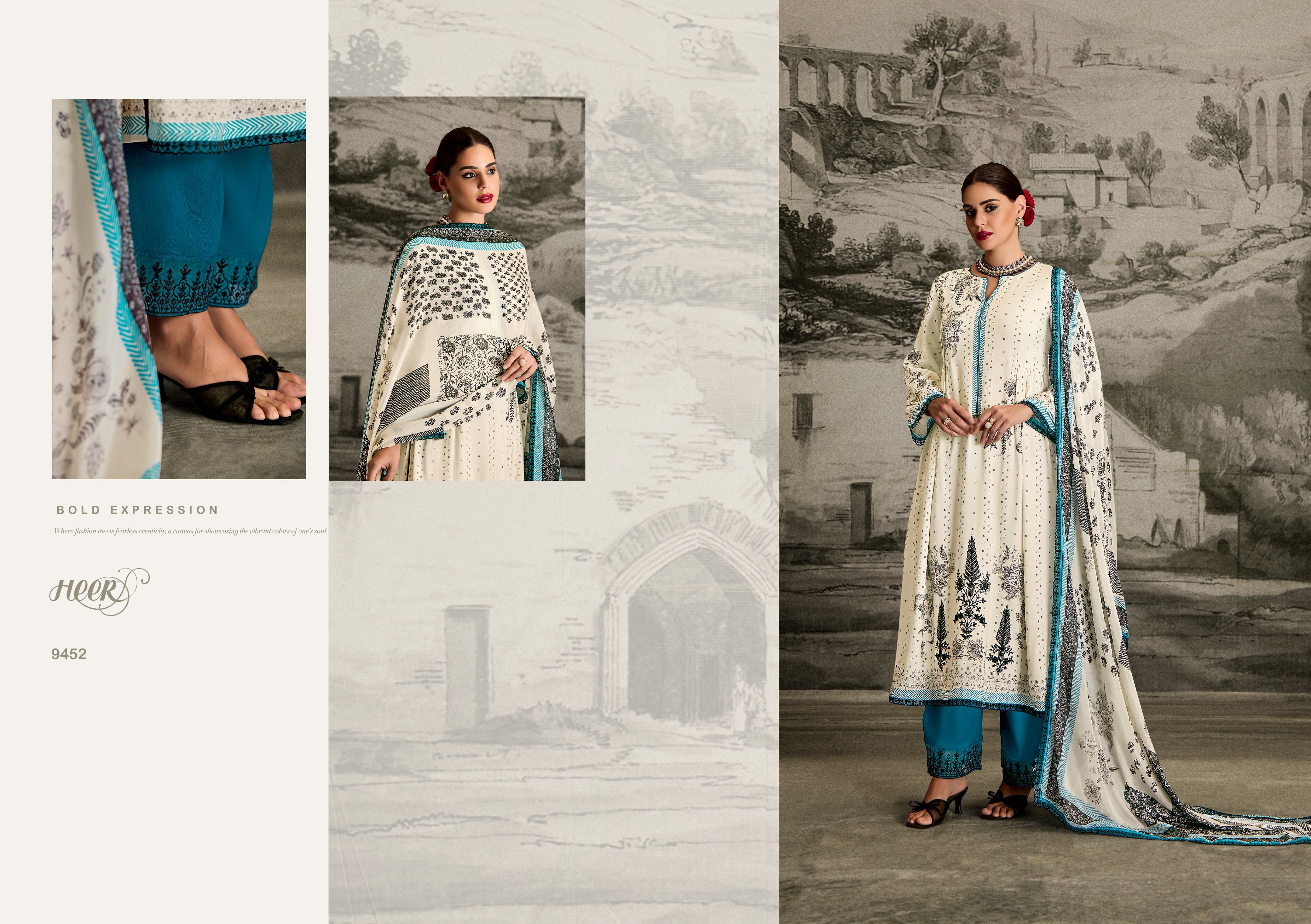 Kimora Heer Ishqa Muslin Digital Printed Salwar Suits Collection