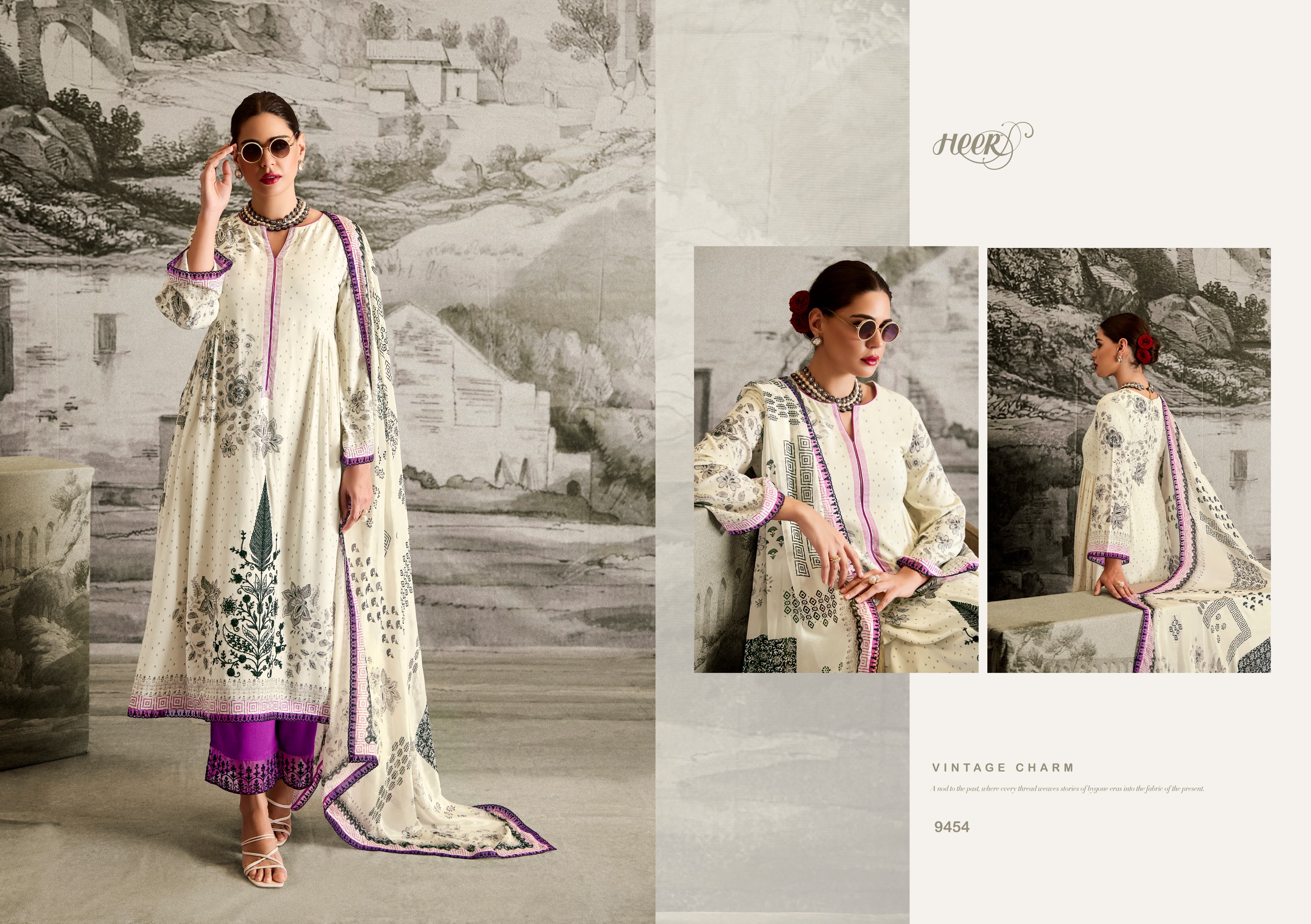 Kimora Heer Ishqa Muslin Digital Printed Salwar Suits Collection