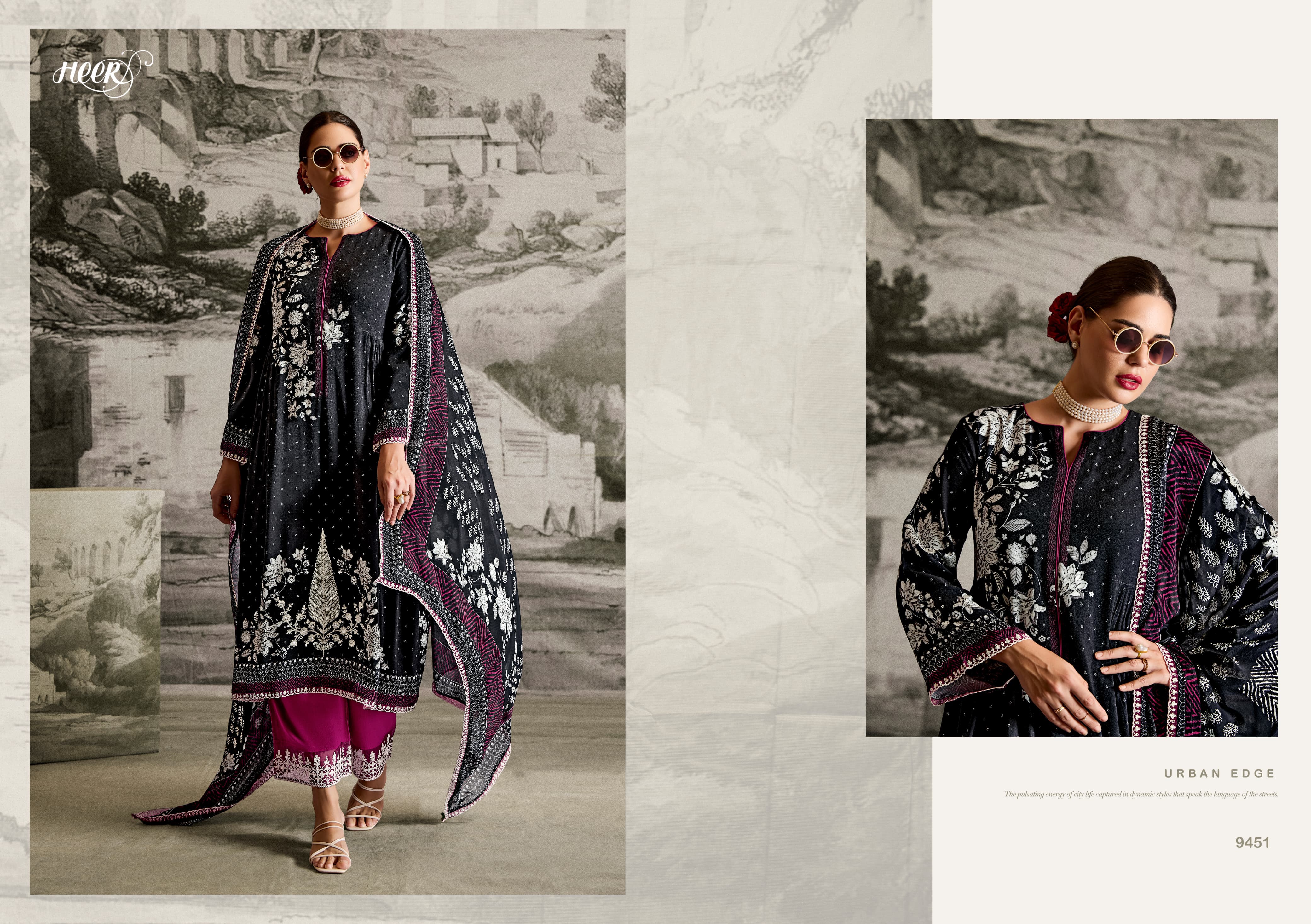 Kimora Heer Ishqa Muslin Digital Printed Salwar Suits Collection
