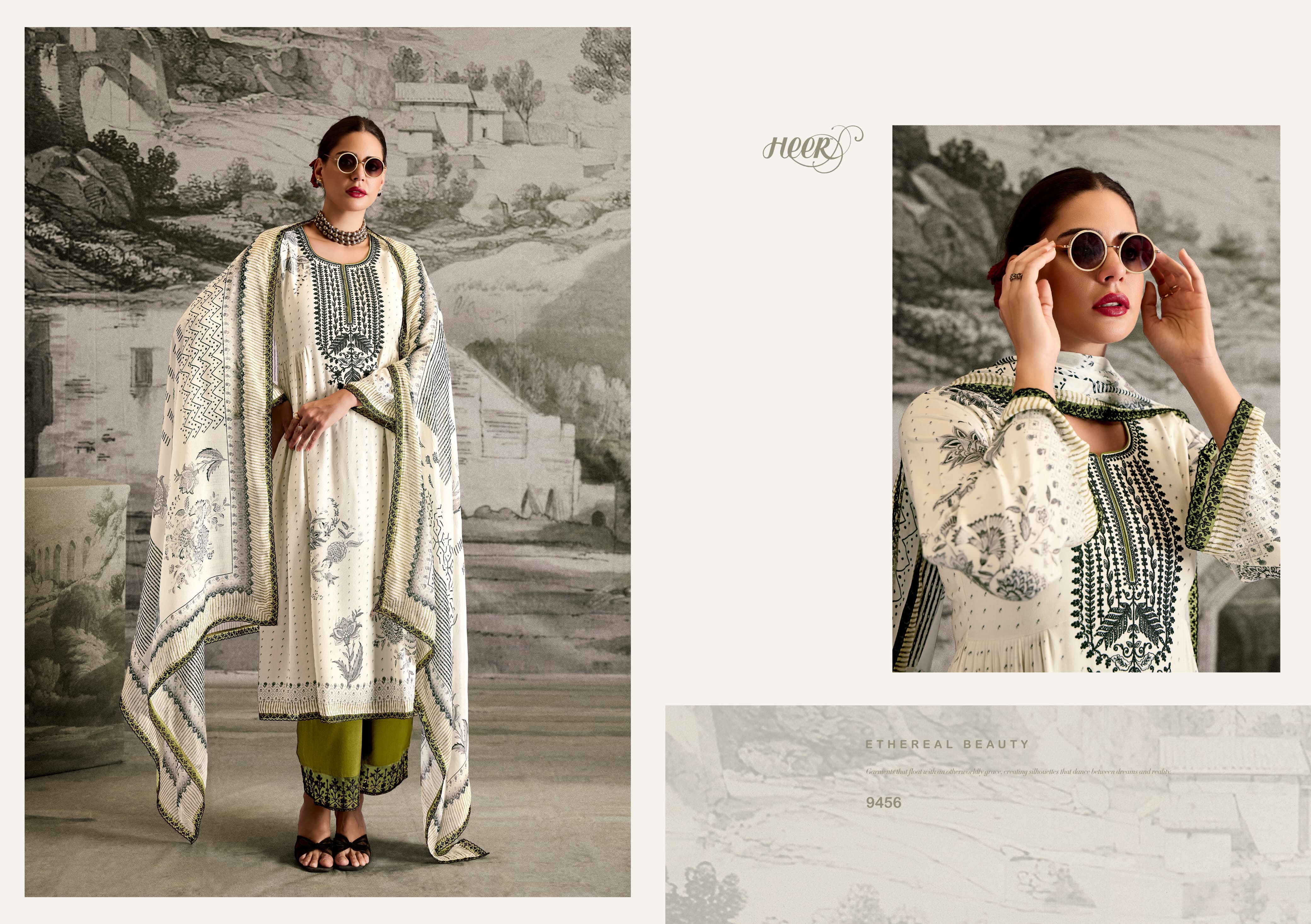 Kimora Heer Ishqa Muslin Digital Printed Salwar Suits Collection