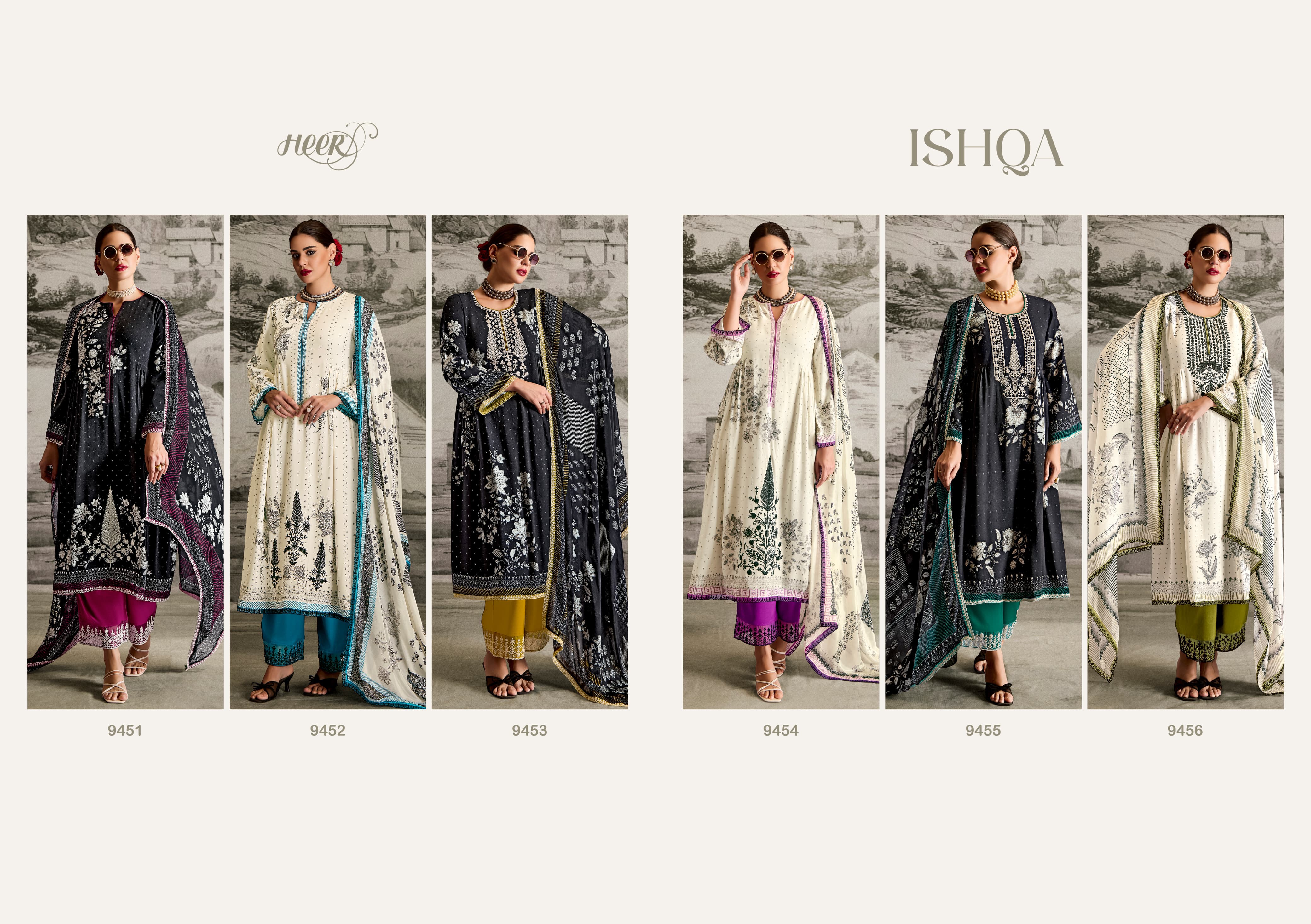 Kimora Heer Ishqa Muslin Digital Printed Salwar Suits Collection