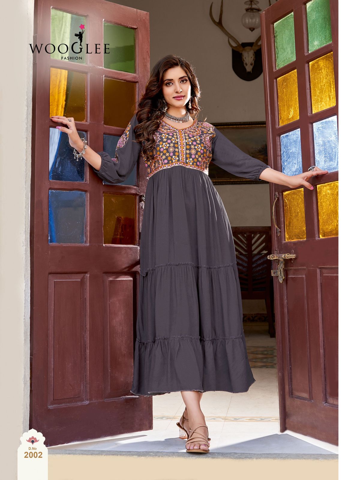 Wooglee Aanchal Fancy Rayon Kurti Collection