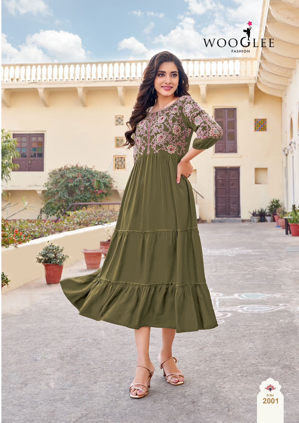 Wooglee Aanchal Fancy Rayon Kurti Collection