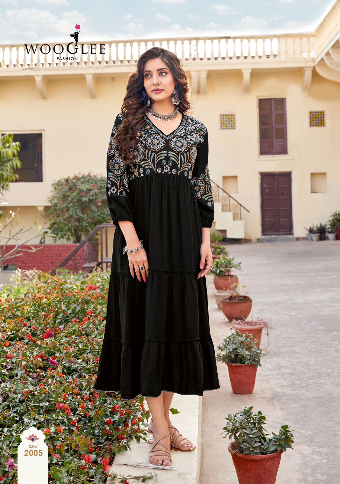 Wooglee Aanchal Fancy Rayon Kurti Collection