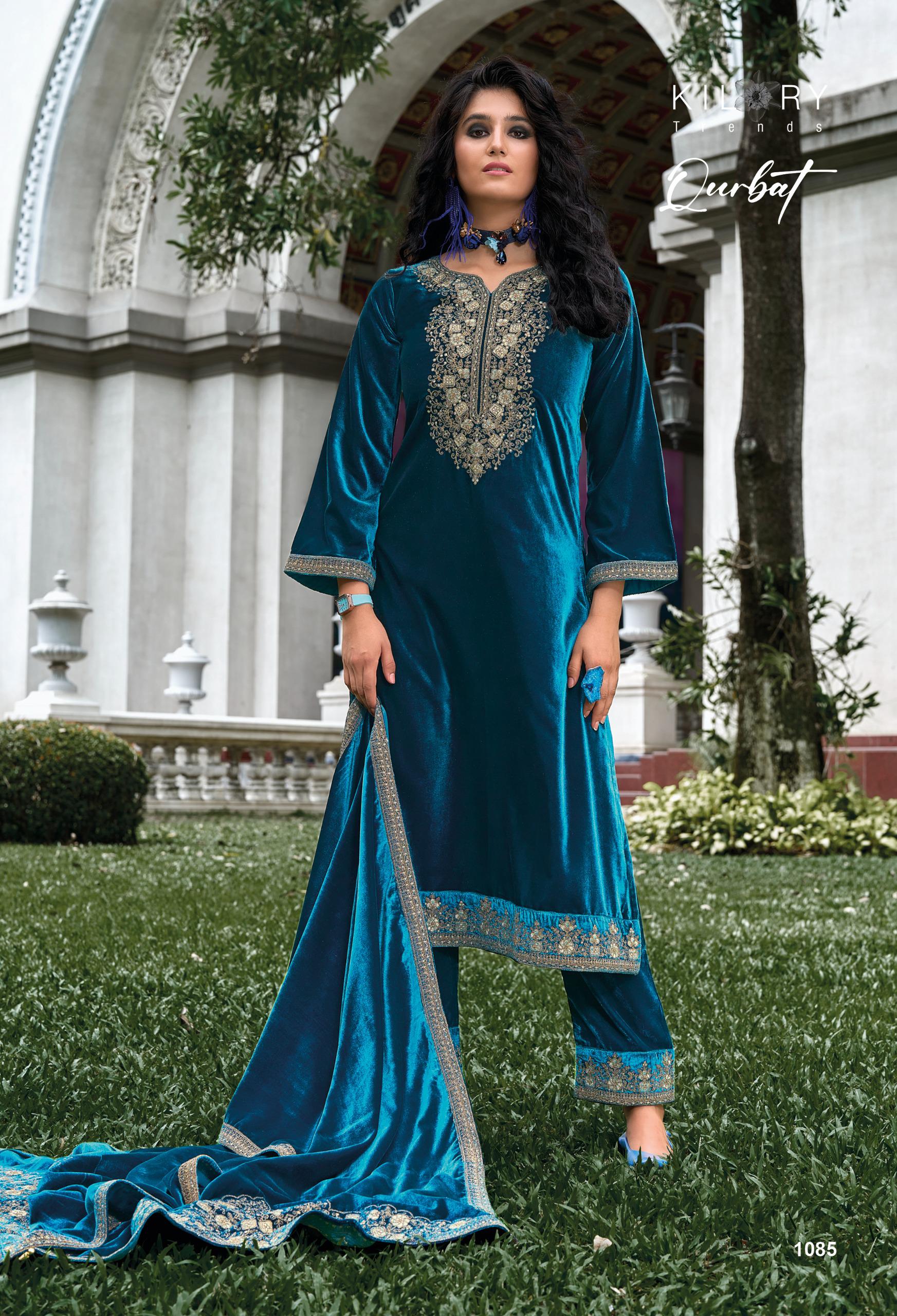 Kilory Qurbat Velvet Designer Salwar Kameez Collection