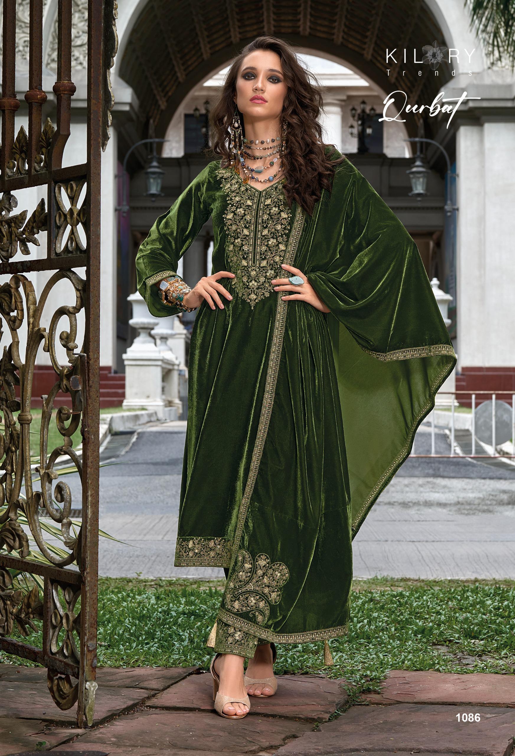 Kilory Qurbat Velvet Designer Salwar Kameez Collection