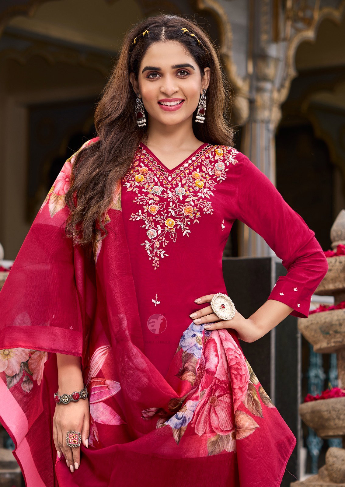 Af Ghunghat Vol 11 Kurti Bottom With Dupatta Collection