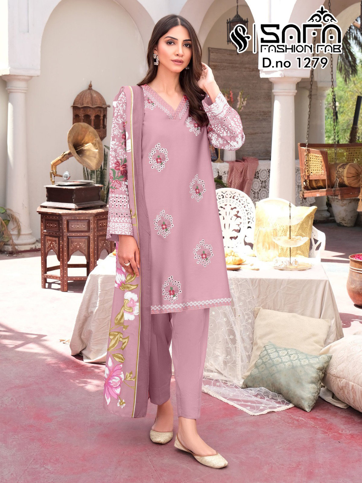 Safa Fashion Fab 1279 Ready Made Pakistani Suit Collection
