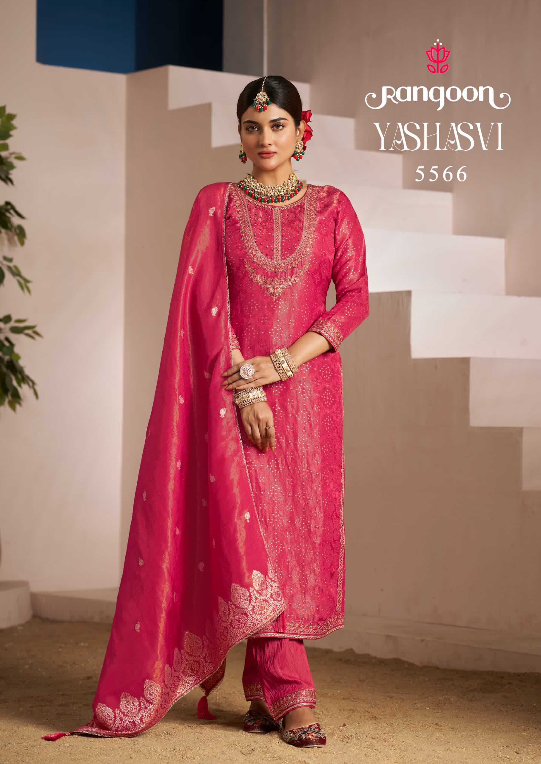 Rangoon Yashasvi Kurti Bottom With Dupatta Collection