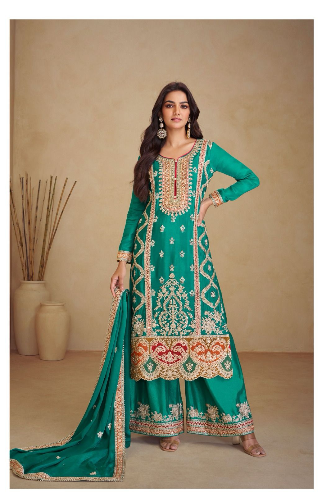 Gulkayra Vaani Vol 3 Chinon Salwar Suits Collection