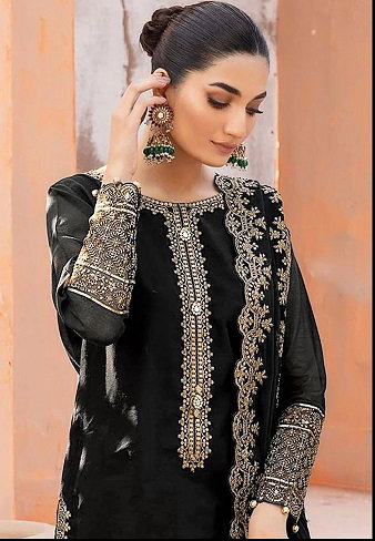 Bilqis B 85 Pakistani Salwar Kameez Collection