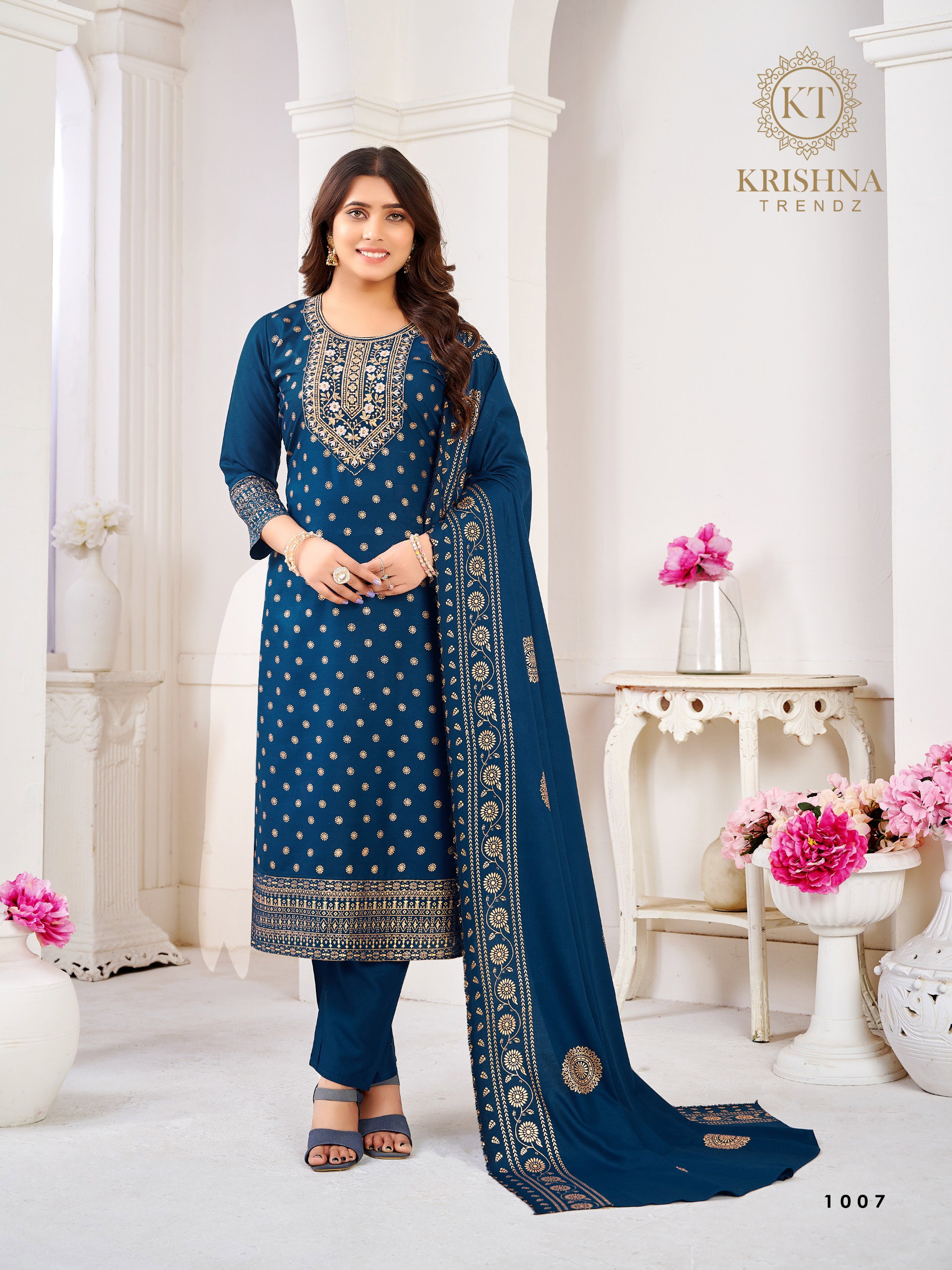 Krishna Ankita Vol 2 Kurti Pant With Dupatta Collection