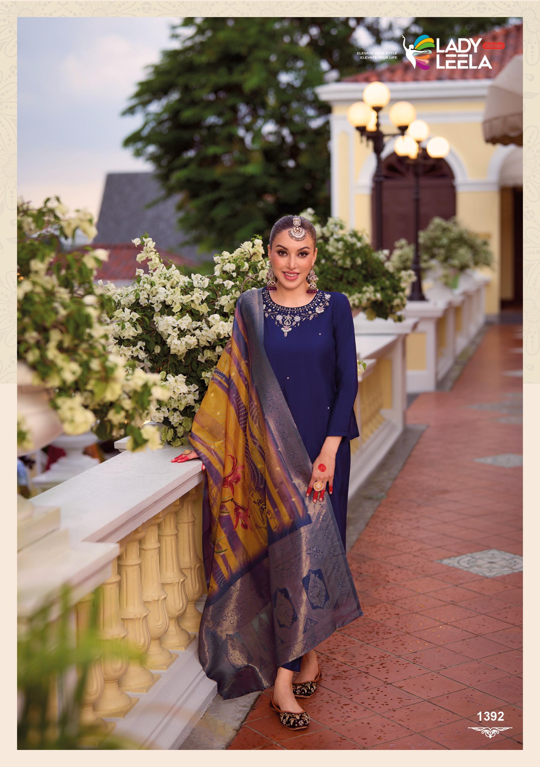 Lady Leela Suhagan Kurti Pant With Dupatta Collection