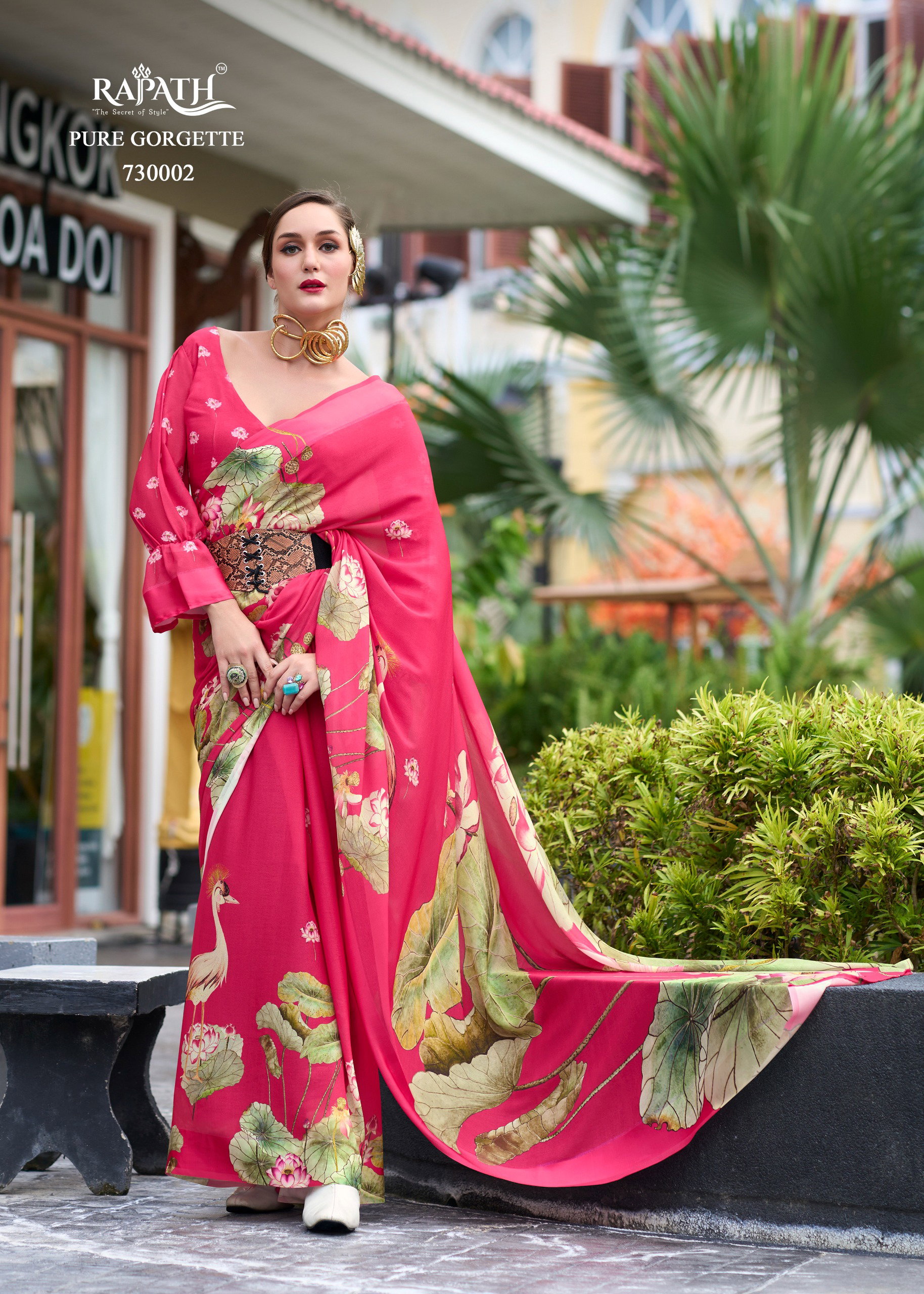 Rajpath Sakira Georgette Printed Fancy Saree Collection