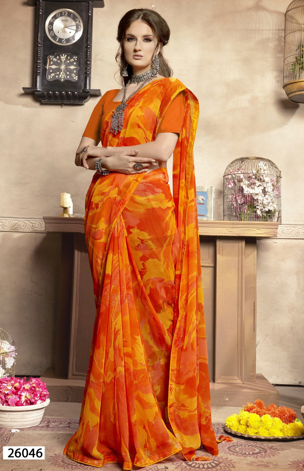 Vallabhi Leena Vol 3 Georgette Fancy Saree Collection