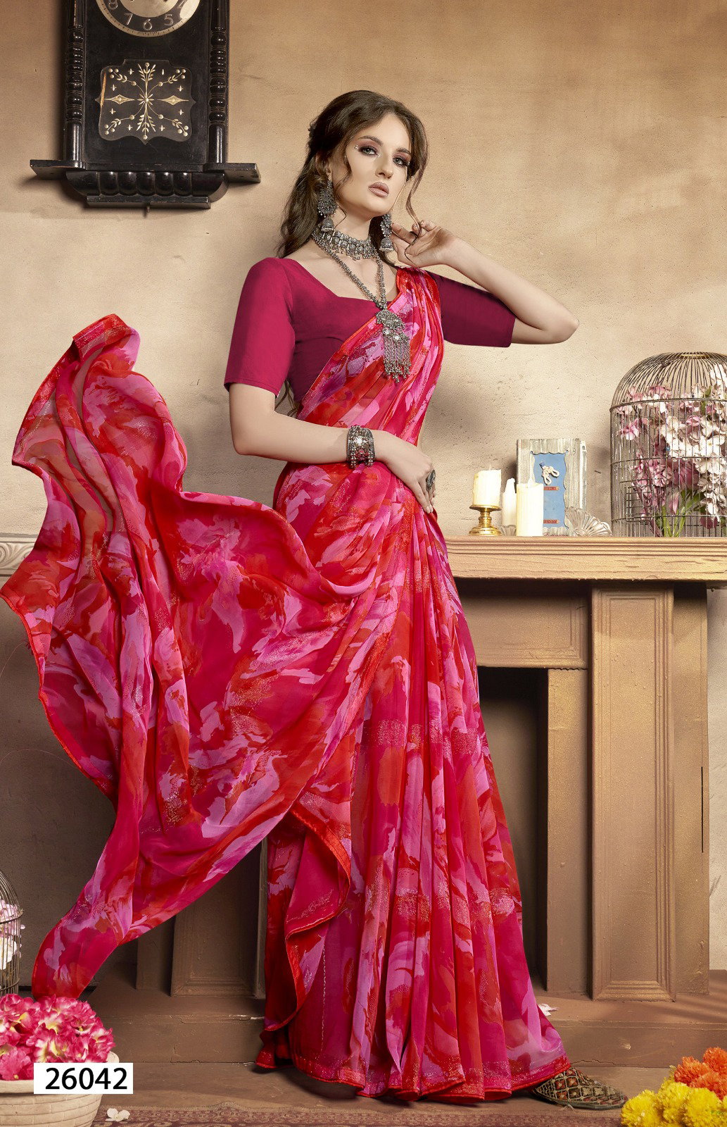 Vallabhi Leena Vol 3 Georgette Fancy Saree Collection