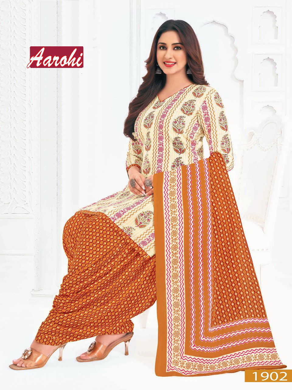 Vandana C Aarohi Vol 19 Cotton Dress Material Collection