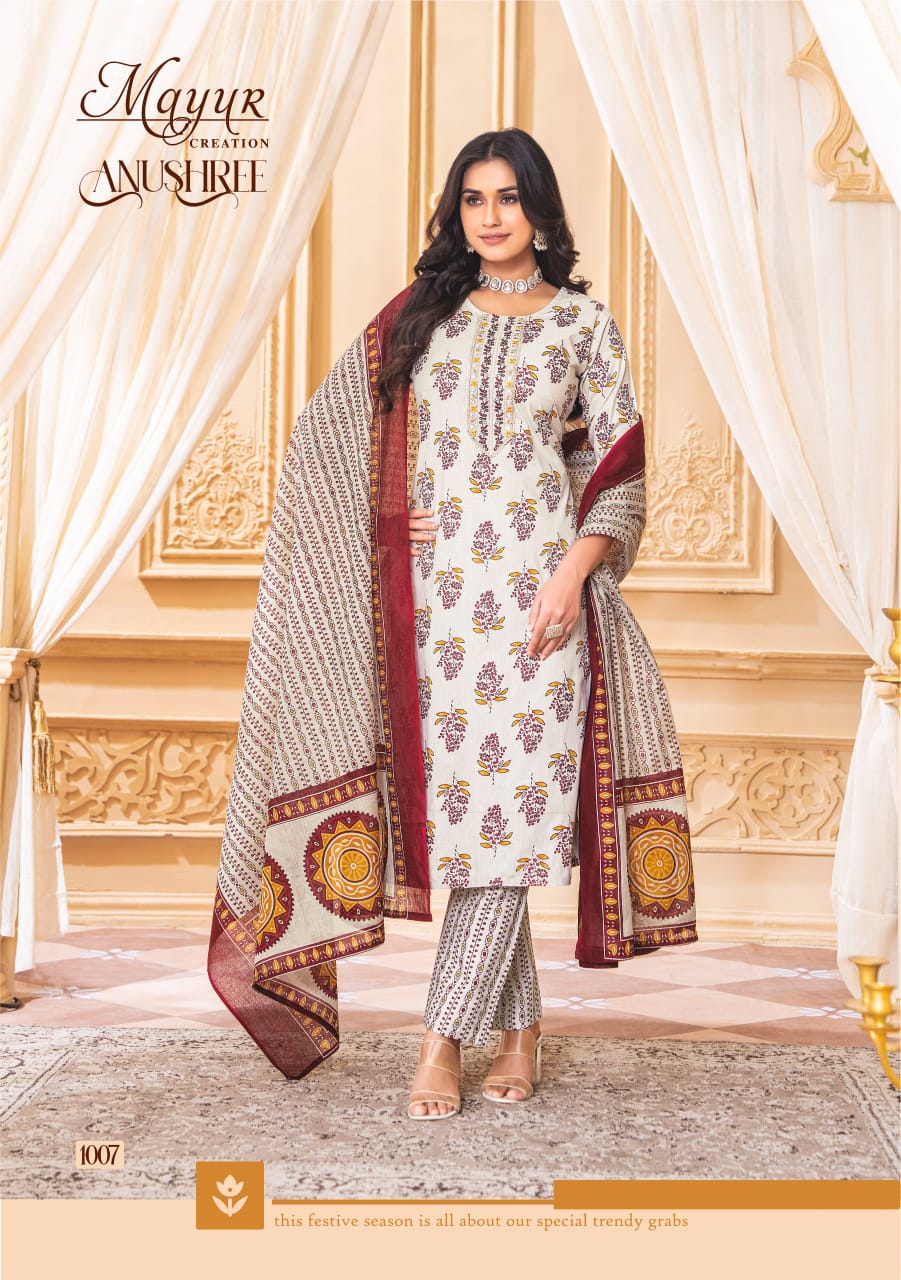 Mayur Anushree Vol 1 Cotton Printed Dress Material