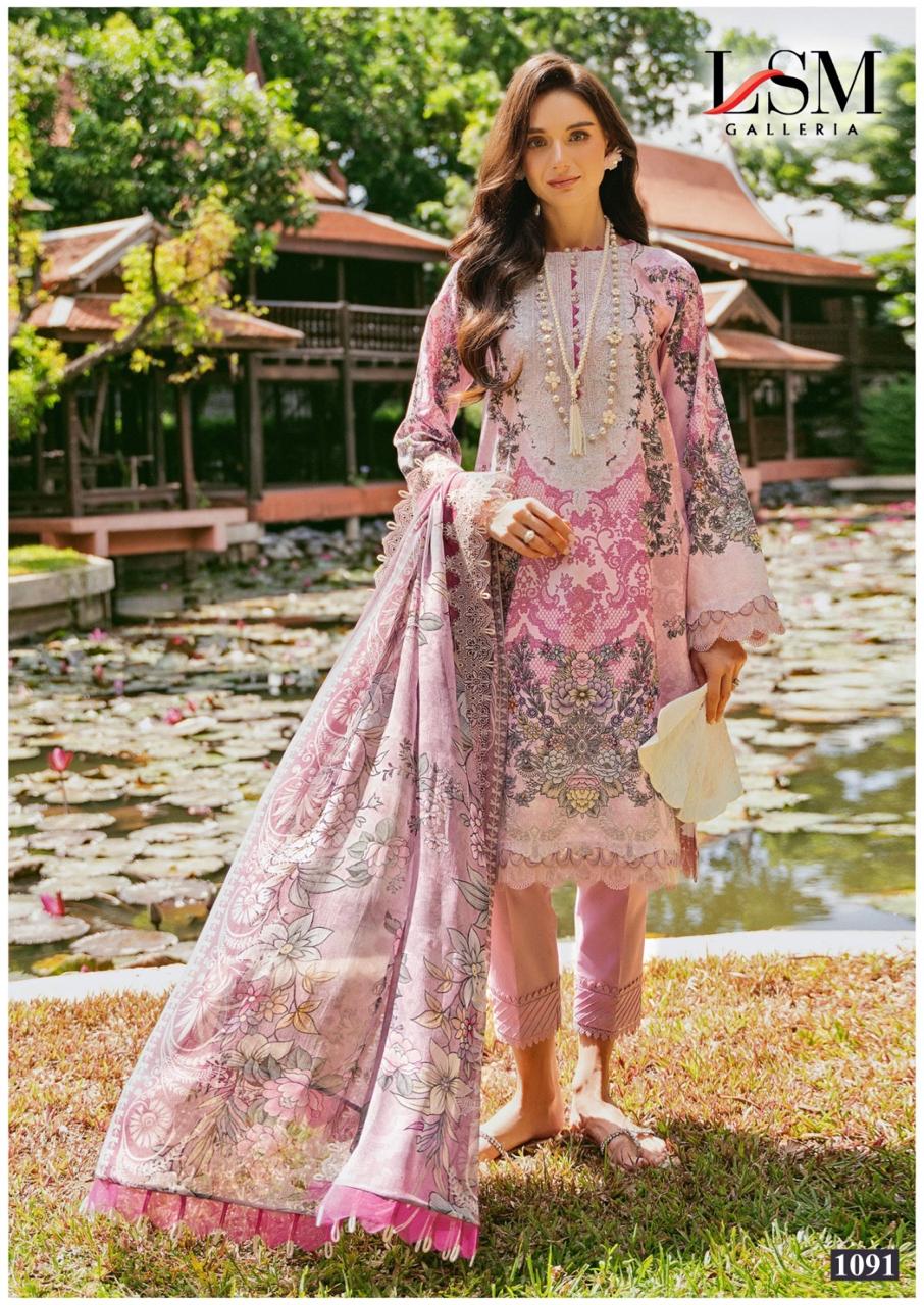 Lsm Parian Dream Vol 10 Heavy Luxury Lawn Collection