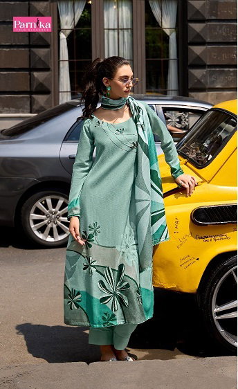 Parnika Rosa Digital Fancy Dress Material Collection
