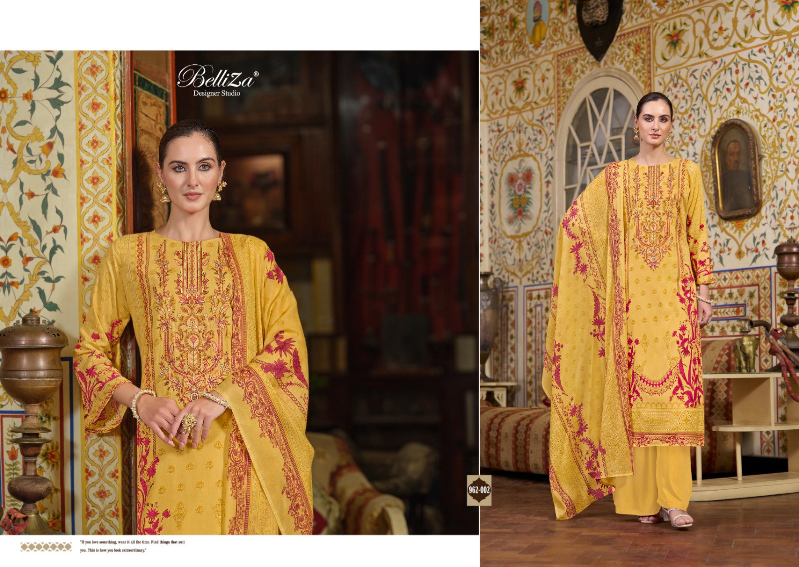Belliza Riwayat Vol 4 Digital Printed Dress Material Collection