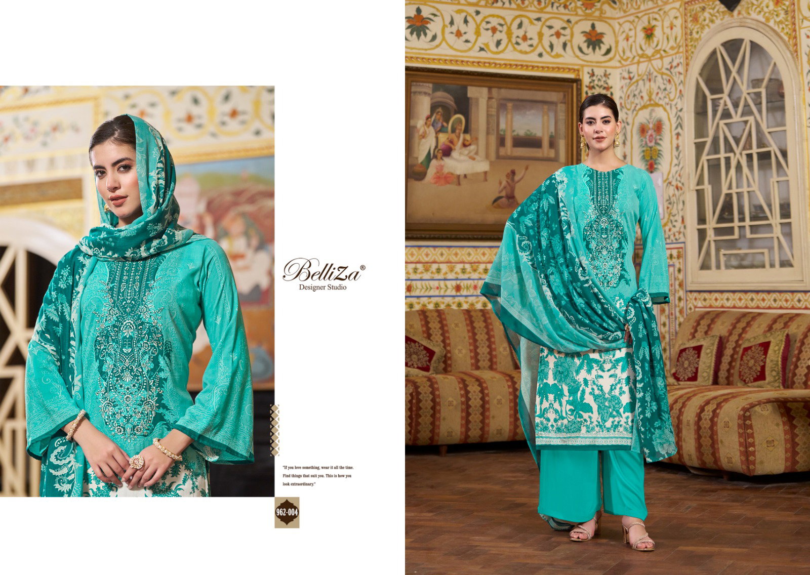 Belliza Riwayat Vol 4 Digital Printed Dress Material Collection