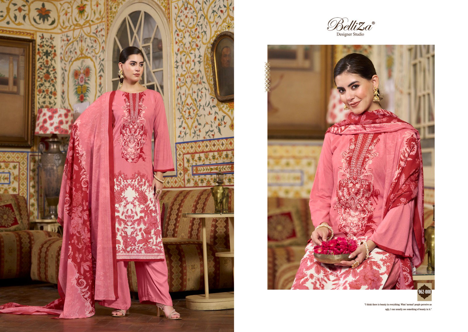 Belliza Riwayat Vol 4 Digital Printed Dress Material Collection