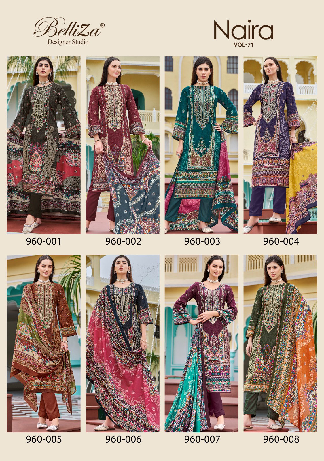 Belliza Naira Vol 71 Cotton Printed Dress Material Collection