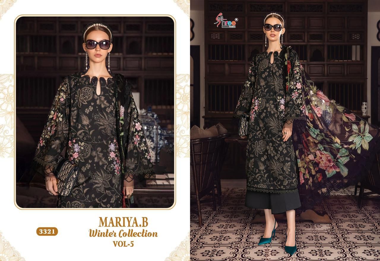 Shree Mariya B Winter Collection 5 Pakistani Salwar Kameez