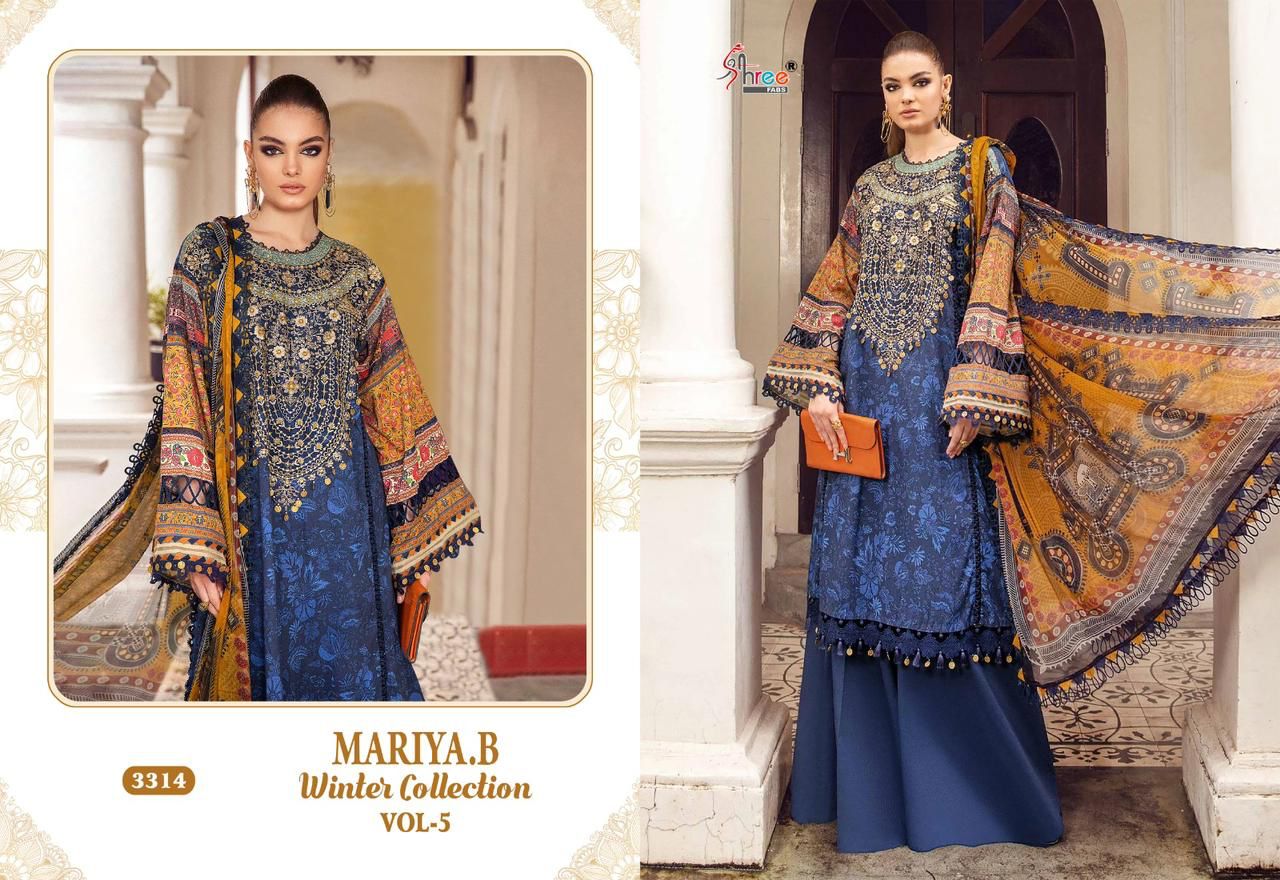 Shree Mariya B Winter Collection 5 Pakistani Salwar Kameez