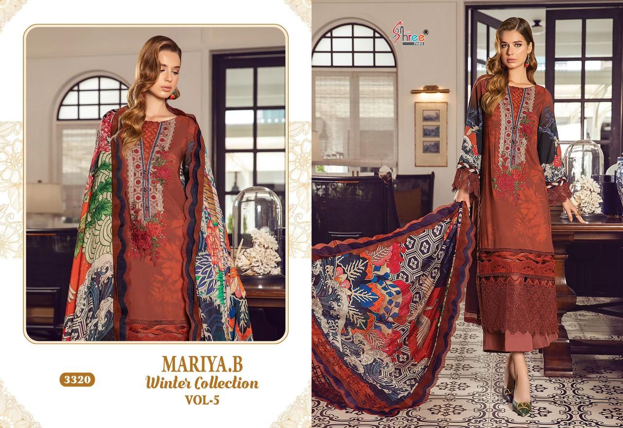 Shree Mariya B Winter Collection 5 Pakistani Salwar Kameez