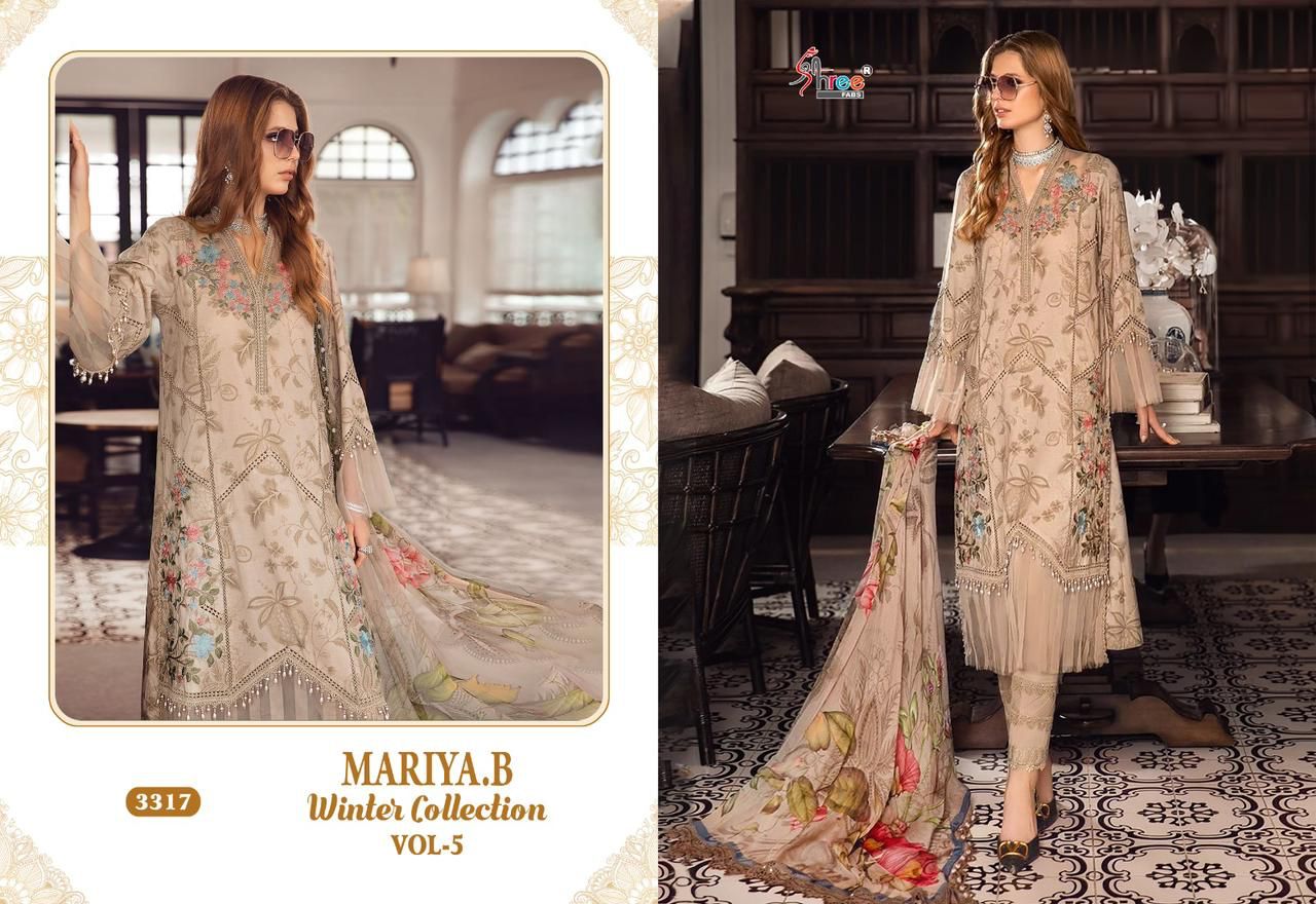 Shree Mariya B Winter Collection 5 Pakistani Salwar Kameez