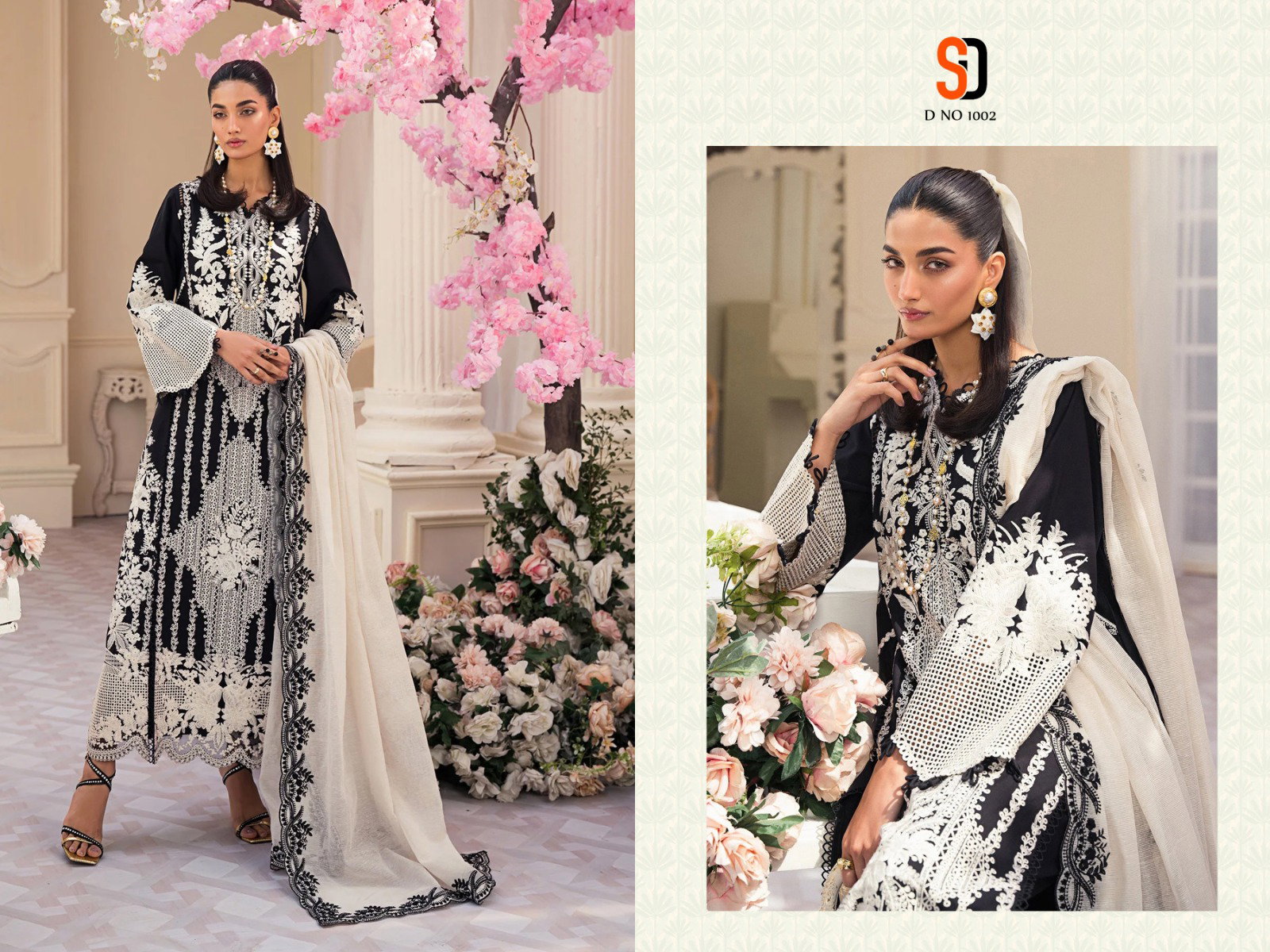 Shraddha Crimson Black Collection Pakistani Suit