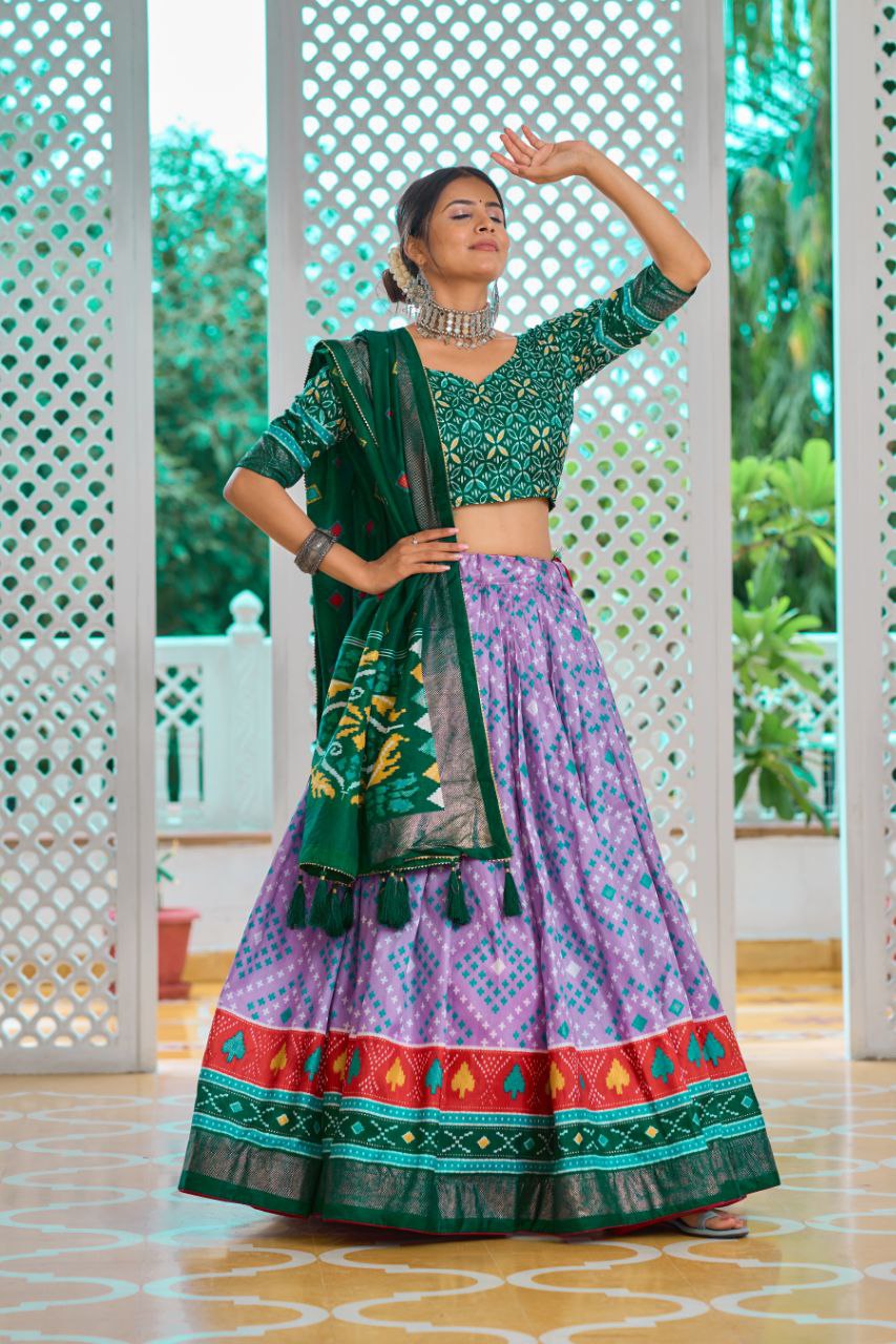 Nv 23 Beautiful Tussar Silk Lehenga Choli Collection