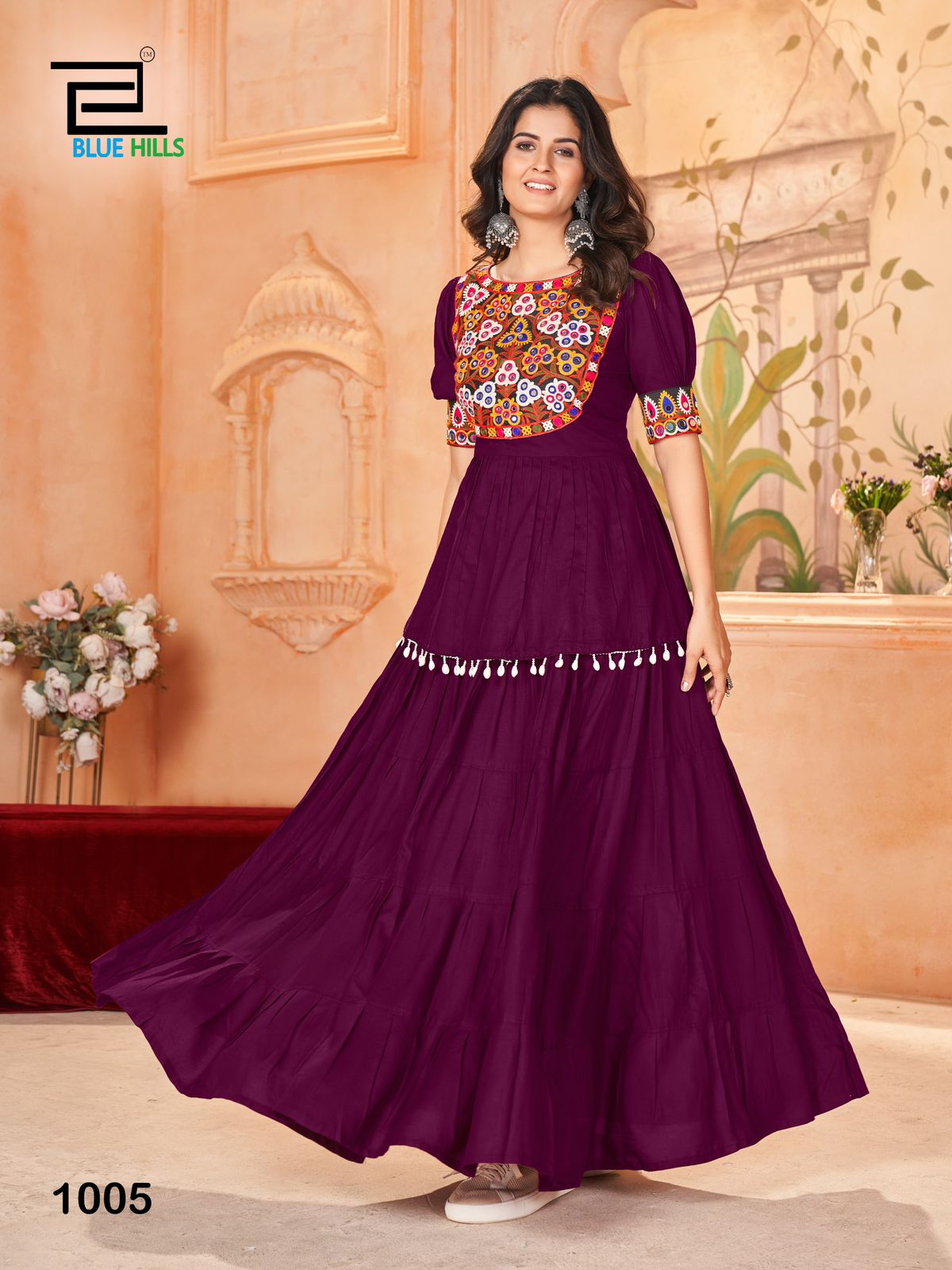 Blue Hills Jhamkudi Rayon Designer Lehenga Choli Collection