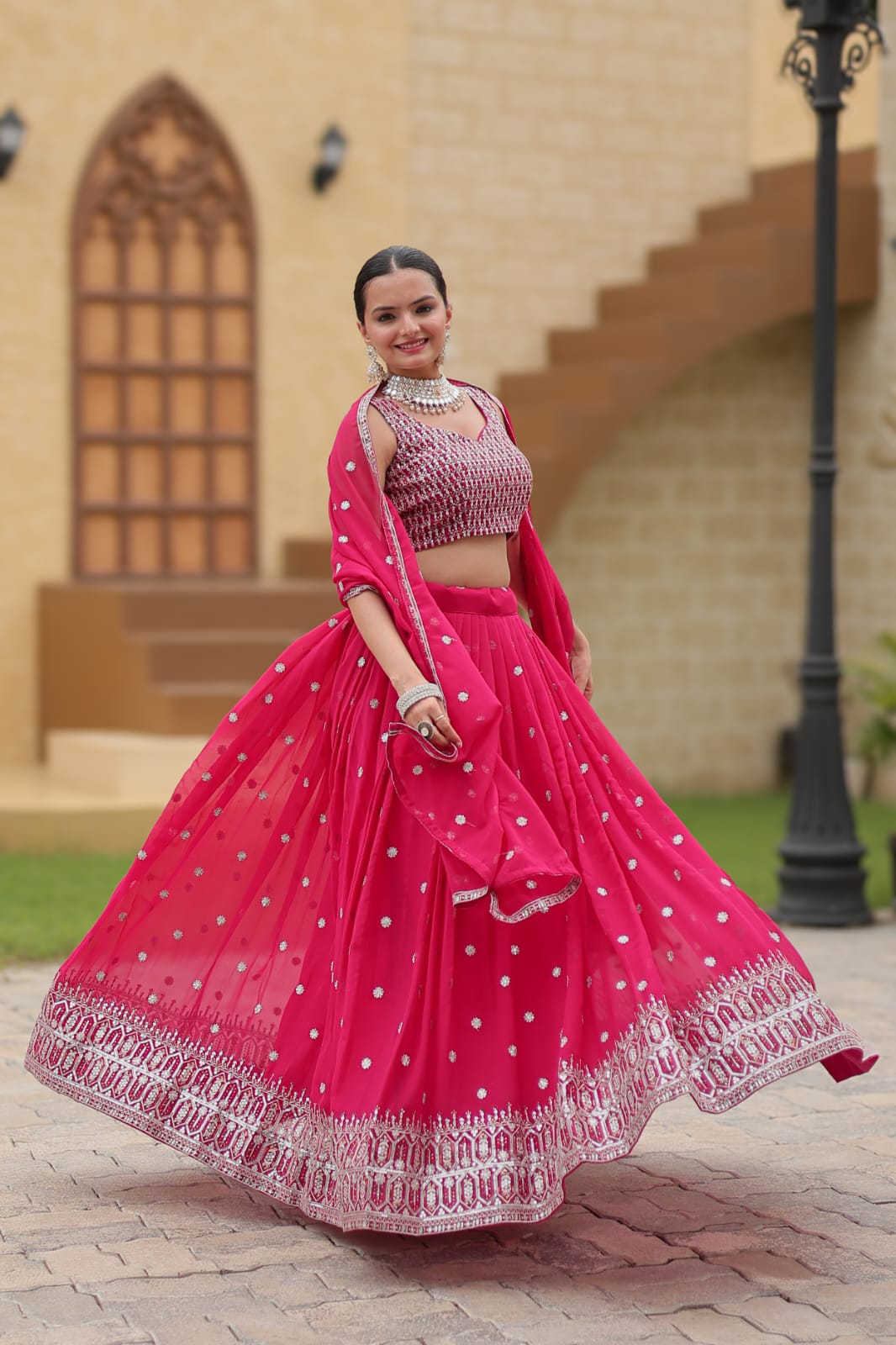 Banwery Gulnaz Georgette Lehenga Choli Collection