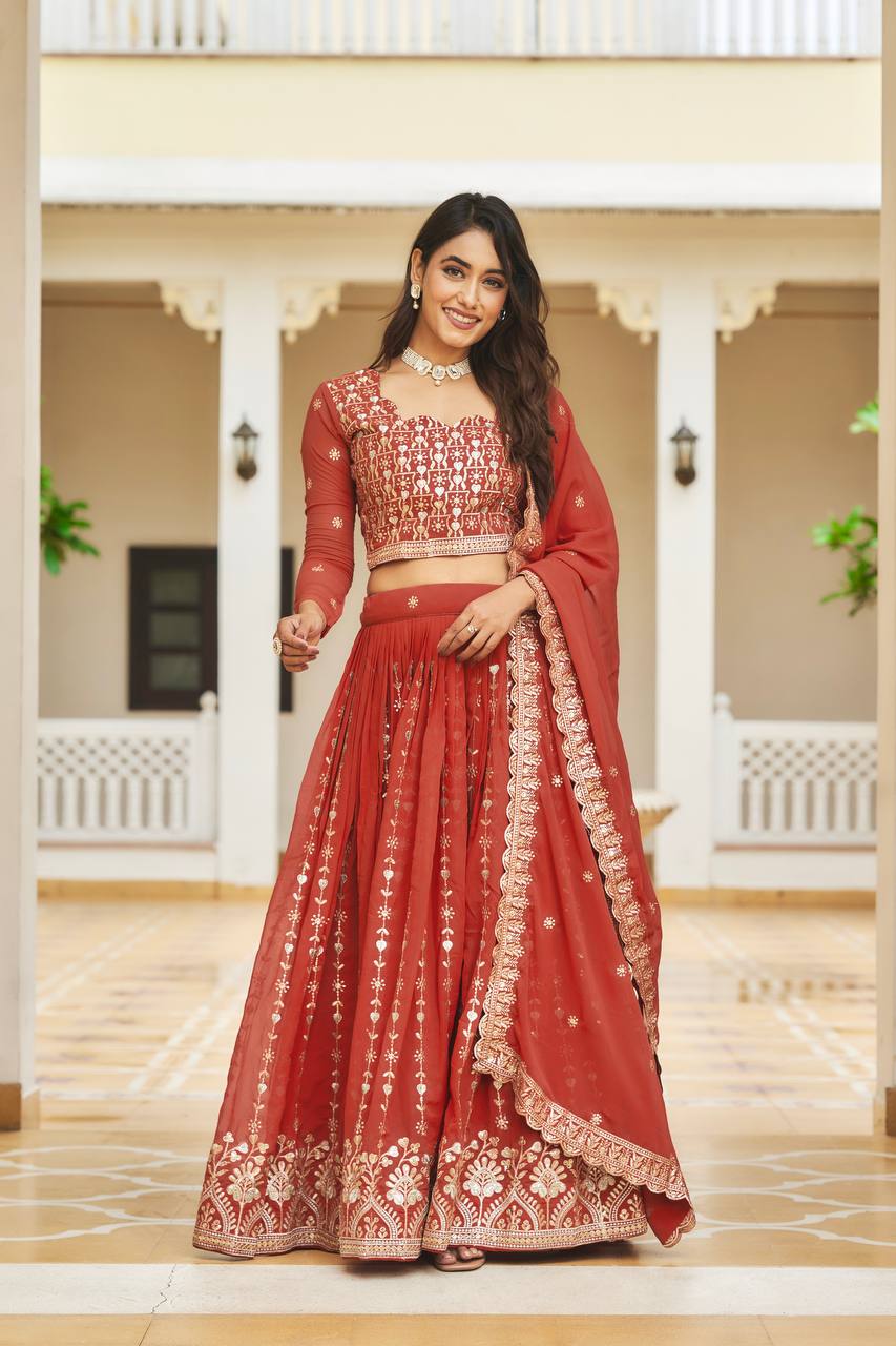 Anamika Vol 106 Faux Georgette Designer Lehenga Choli