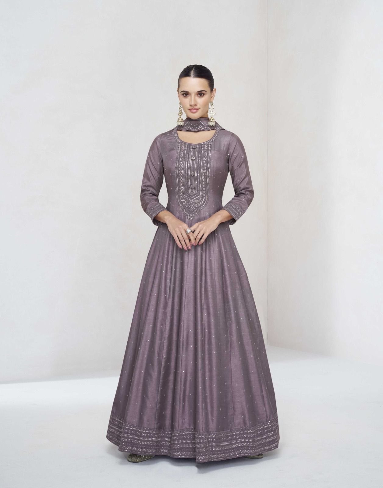 Aashirwad Ekaya Premium Silk Designer Gown Collection