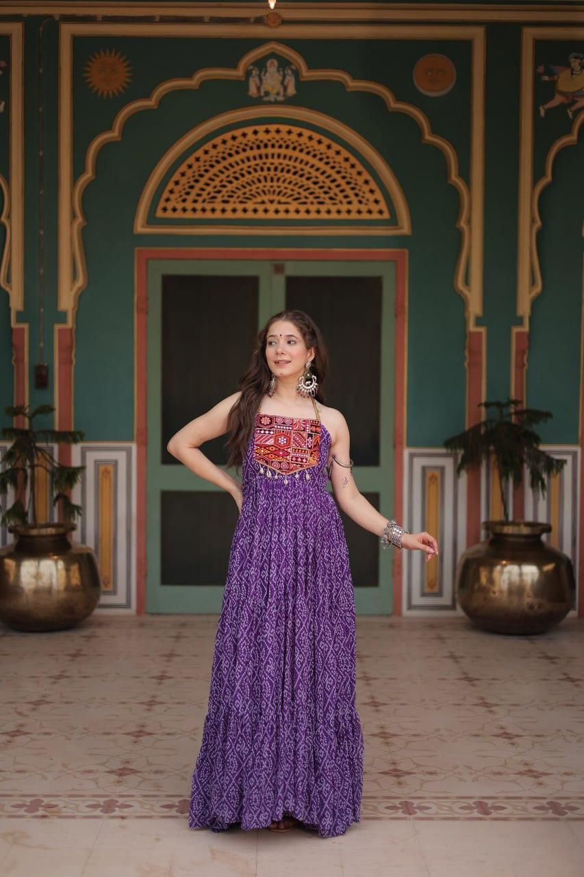 Anamika Vol 78 Bandhani Printed Gown Collection