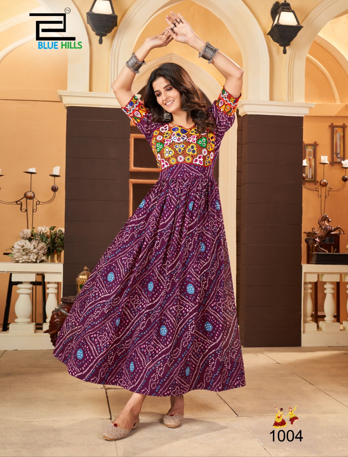 Blue Hills Lehariyo Georgette Fancy Gown Collection