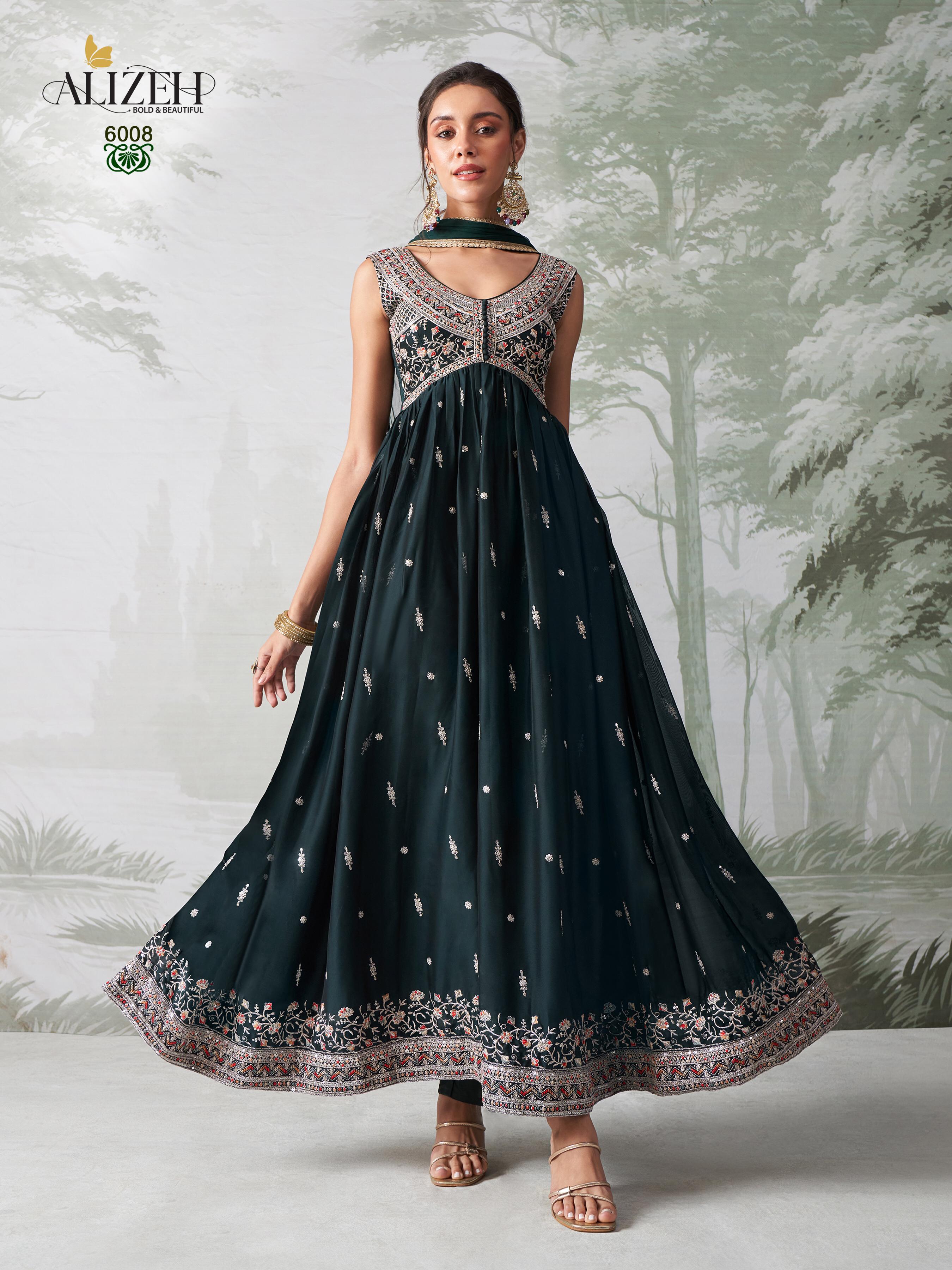 Alizeh Gulbahar Vol 6 Designer Gown Collection