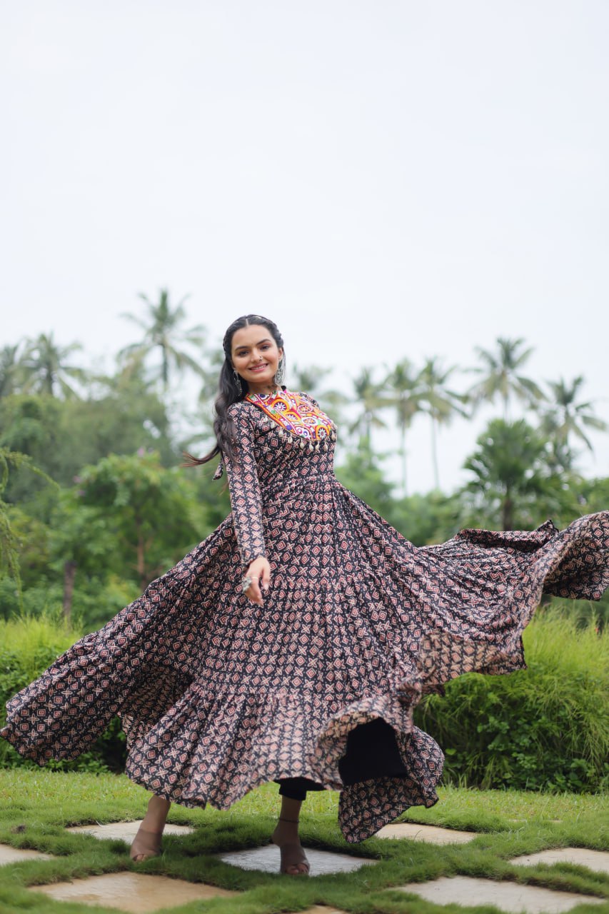 Anamika Vol 113 Printed Cotton Gown Collection