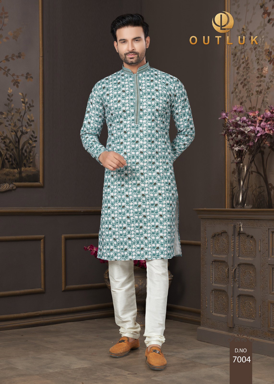 Outluk Wedding Lucknowi Vol 7 Pintex Lucknowi Kurta Pajama