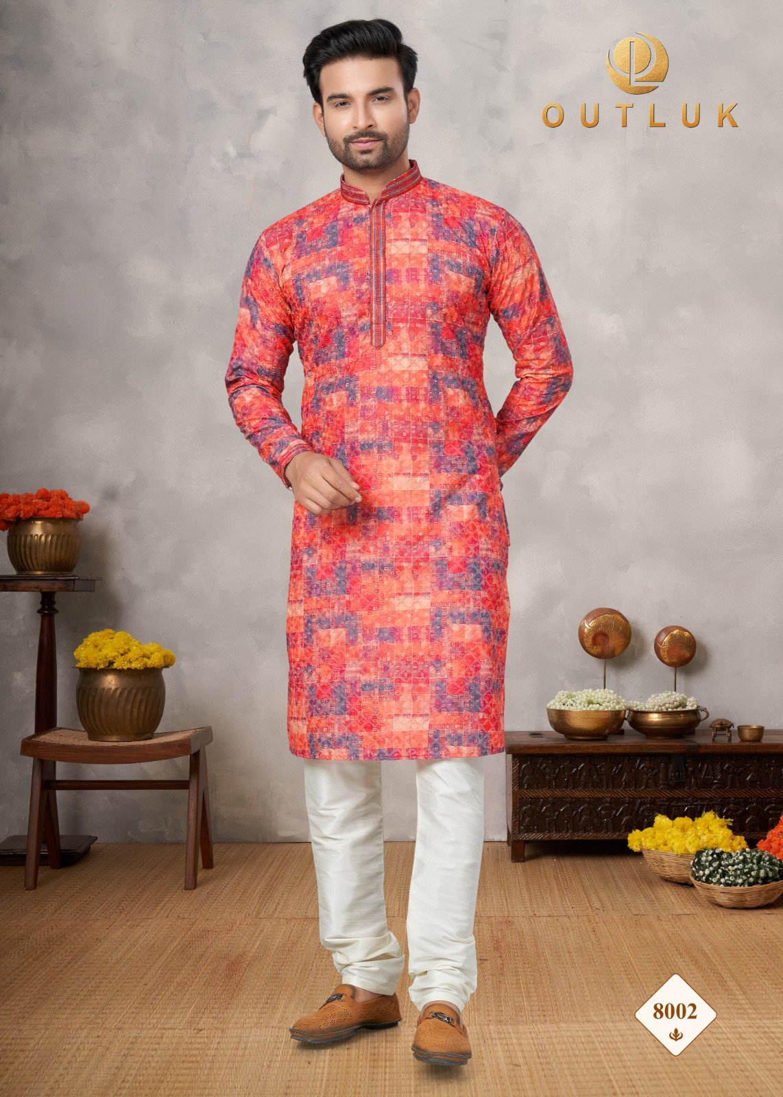 Outluk Wedding Lucknowi Vol 8 Pintex Lucknowi Kurta Pajama