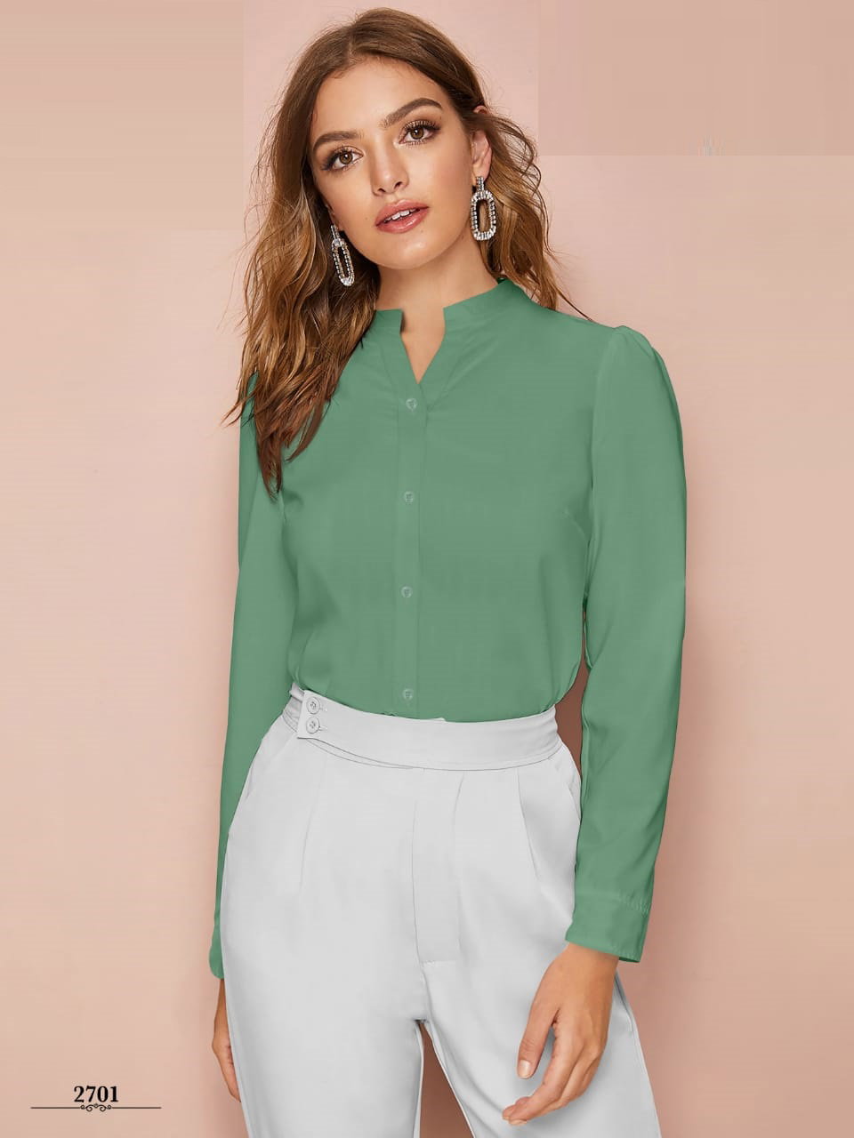 Emily 2701 Rayon Fancy Western Top Collection