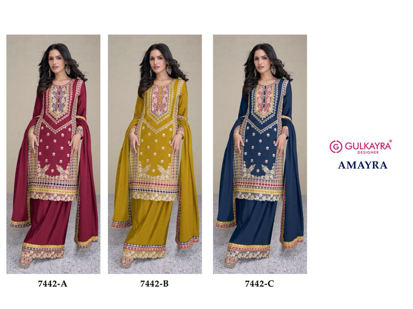 Gulkayra Amayra Chinon Designer Salwar Kameez Collection