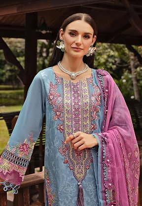 Deepsy Bliss Lawn 24 Vol 2 Cotton Dupatta Pakistani Salwar Kameez