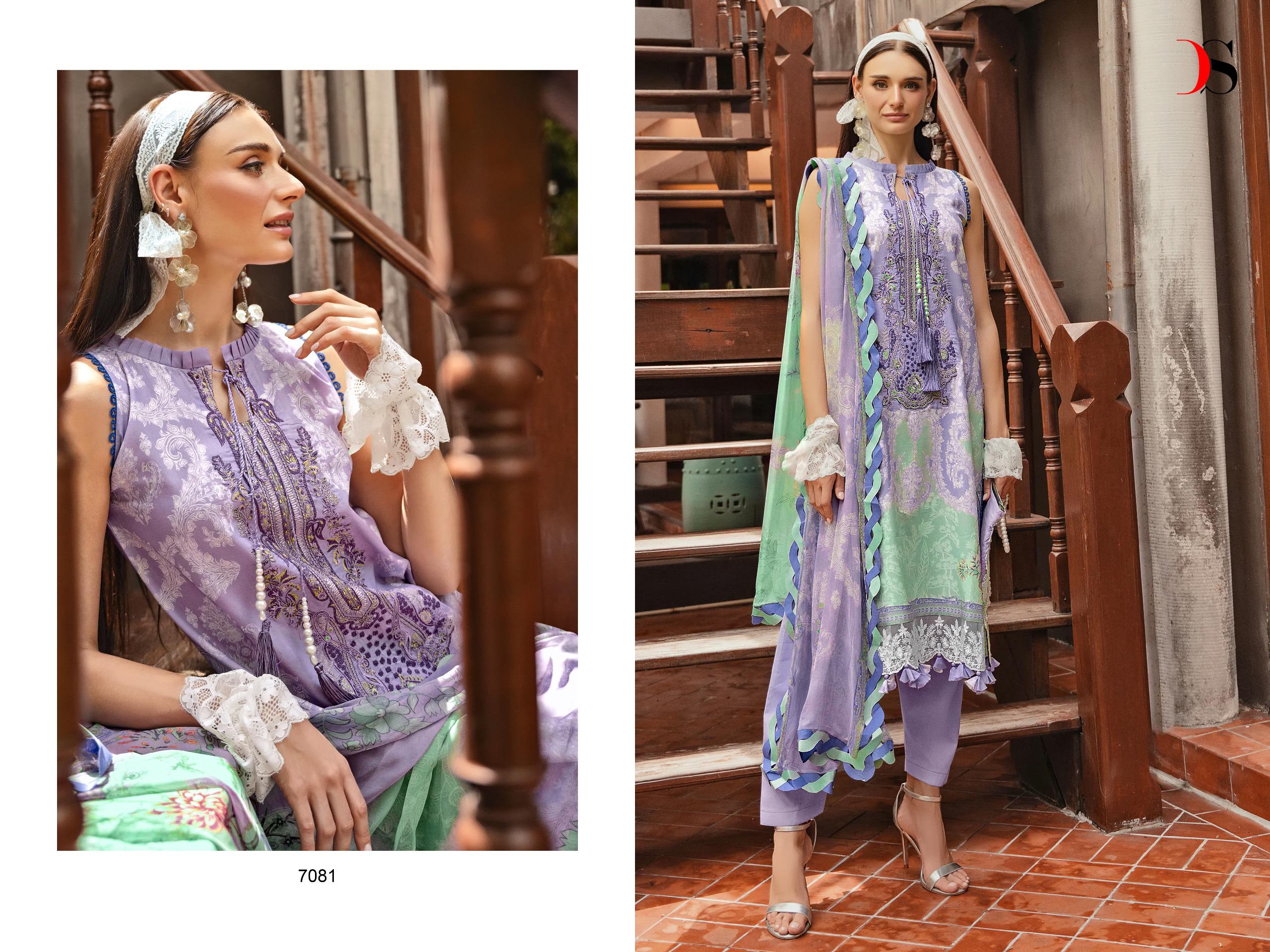 Deepsy Bliss Lawn 24 Vol 2 Cotton Dupatta Pakistani Salwar Kameez