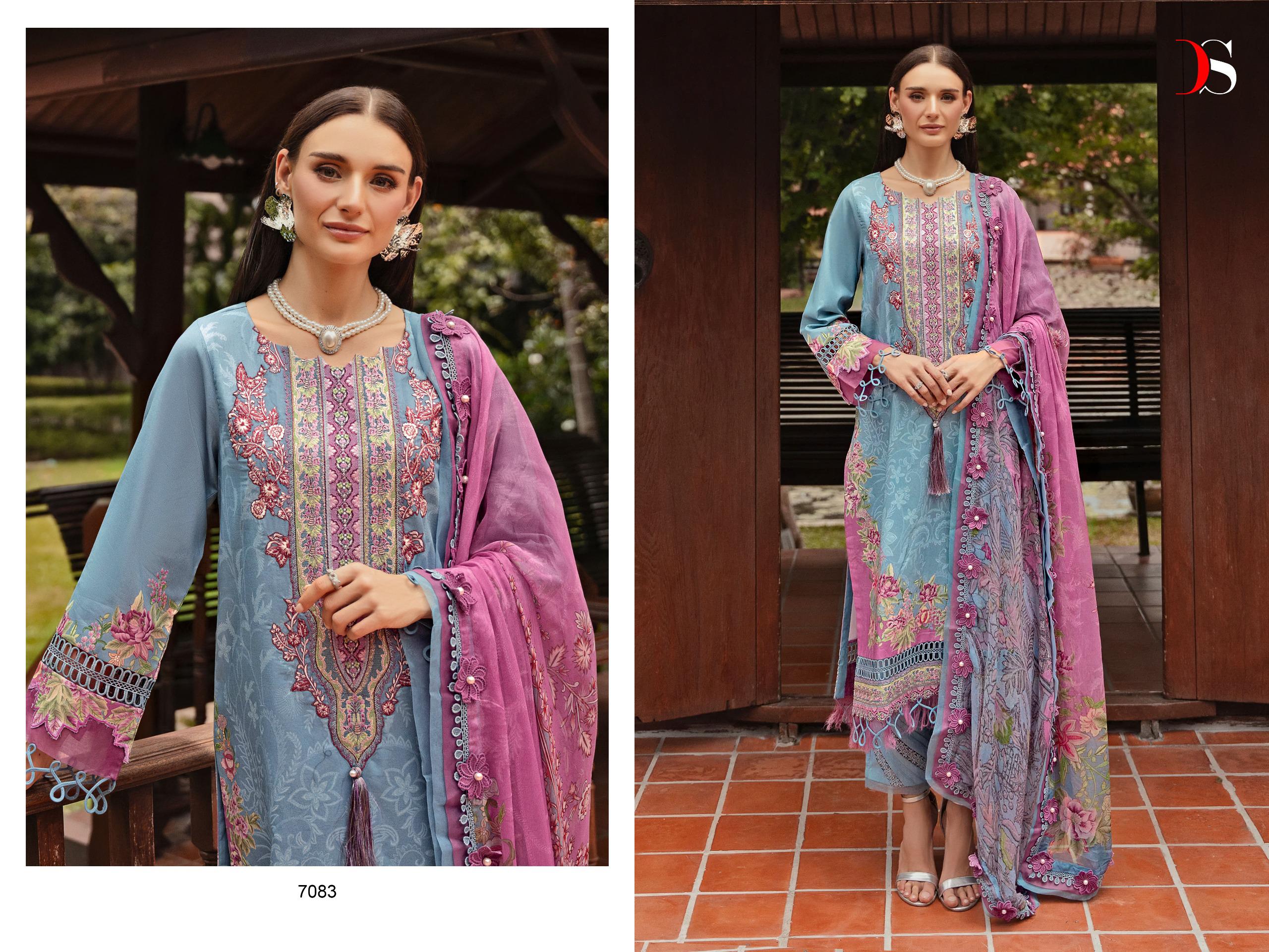 Deepsy Bliss Lawn 24 Vol 2 Cotton Dupatta Pakistani Salwar Kameez